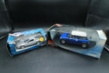 2 Die Cast Cars -- DeLorean & Hot Wheels Mini Cooper