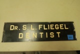 S.L. Fliegel Dentist Sign
