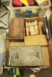 Box of Assorted Drill Bits & Misc