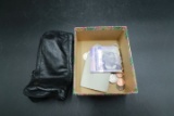 Box Assorted Coins & Change Purse