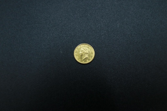 1851 $1 Type 1 Gold Coin