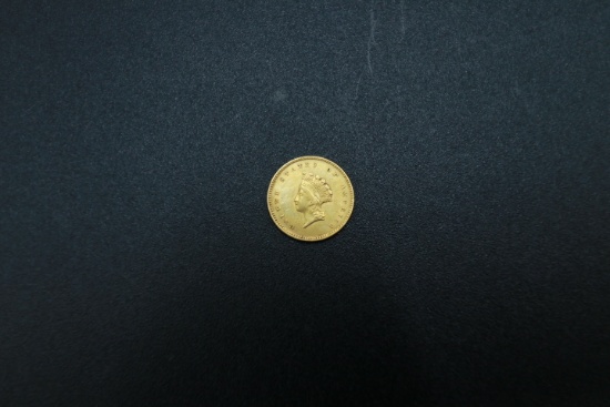 1854 $1 Type 2 Gold Coin