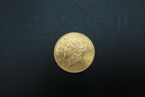 1903 $20 Liberty Gold Coin
