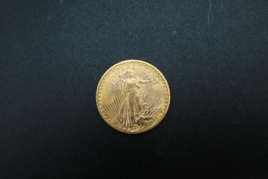 1908 $20 St Gaudens Gold Coin
