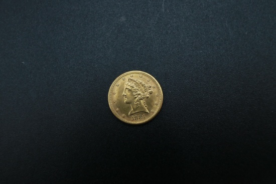 1881 $5 Liberty Gold Coin