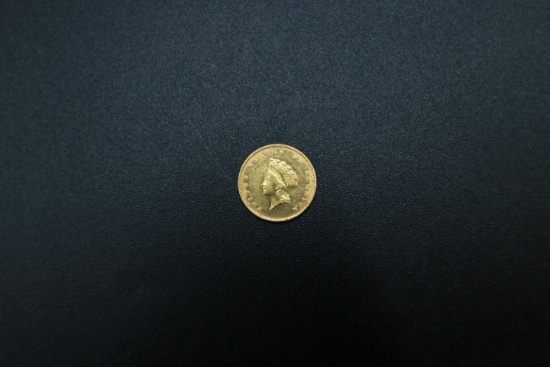 1855 $1 Type 2 Gold Coin