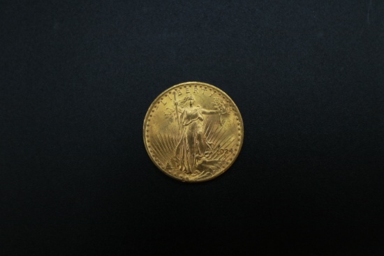 1924 $20 St. Gaudens Gold Coin