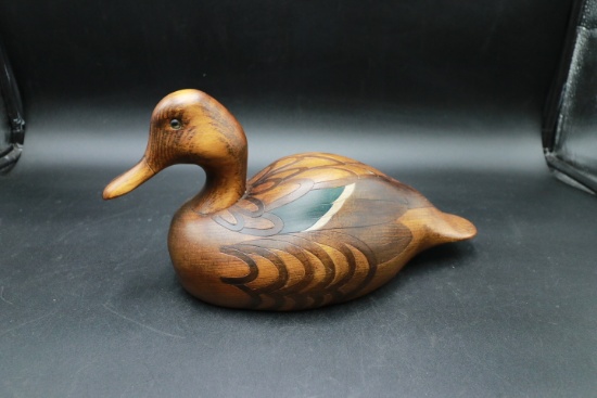 Wooden Carved Duck Decoy
