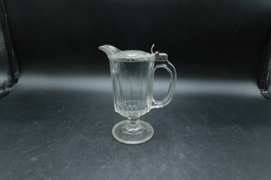 Antique Covered Syrup Pitcher
