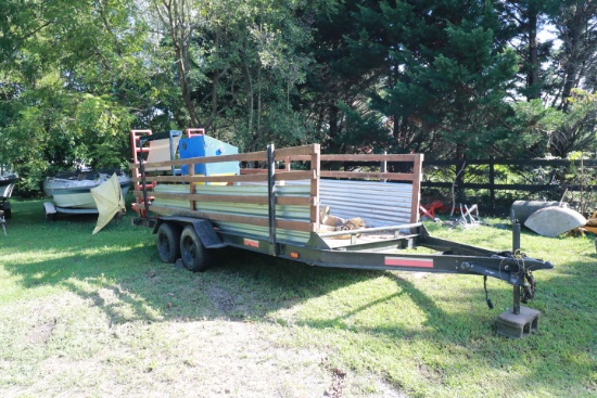 6ft x 16ft Utility Trailer with Wood Deck