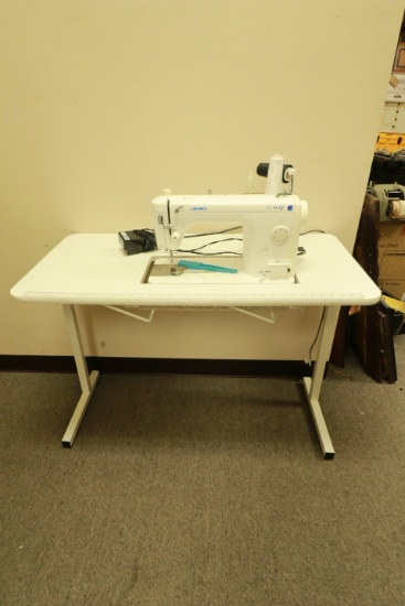 Juki TL-98QE Sewing Machine On Stand