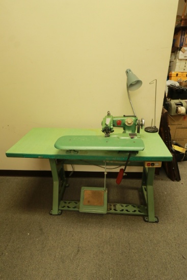 Singer Blind Stitch Sewing Machine On Stand