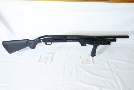 Maverick Arms 12GA Model 88 Shotgun with Foregrip & Flashlight
