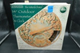 Outdoor Thermometer & Clock