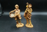 2 Italian Plastic Figurines