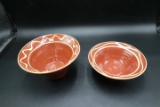 2 Dorothy Long Pottery Bowls