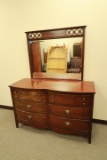Howards Heide Furniture Mahogany Dresser with Mirror