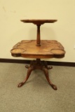 Claw Foot Two-Tier Mahogany Table