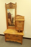 Antique Oak Chavelle Dresser