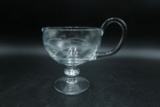 Etched Crystal Sauce Bowl