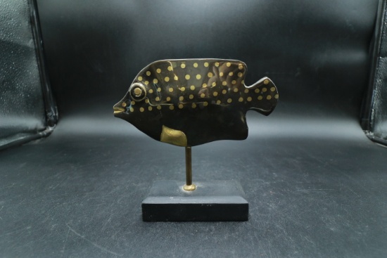 Metal Fish Figurine