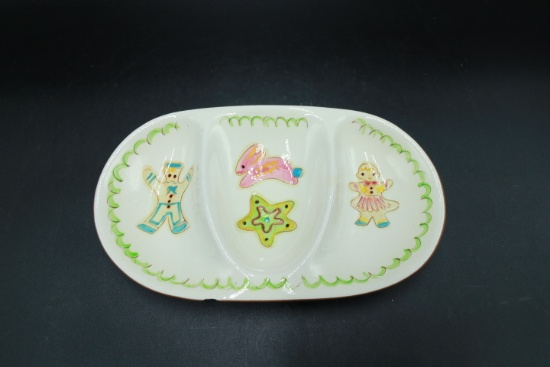 Stangle Pottery Childs Divided Bowl