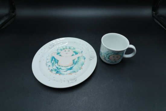 Cabbage Patch Kids Plate & Cup