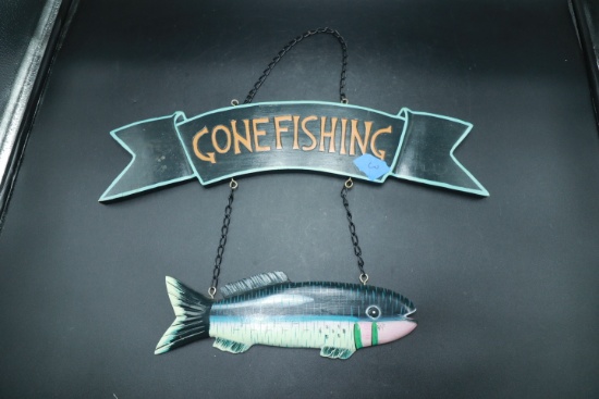 Gone Fishing Sign