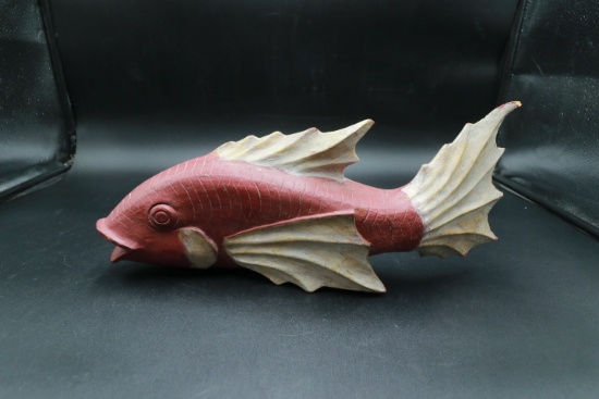 Wooden Fish Figurine