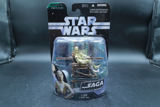 2006 Star Wars The Saga Collection "C-3PO with EWOK Throne"
