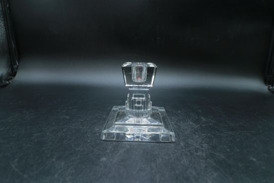 Square Waterford Crystal Candle Holder