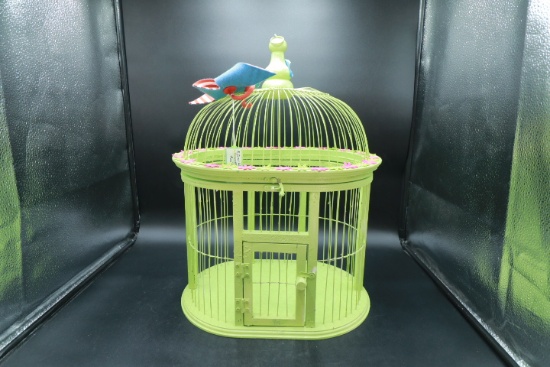 Green Birdcage