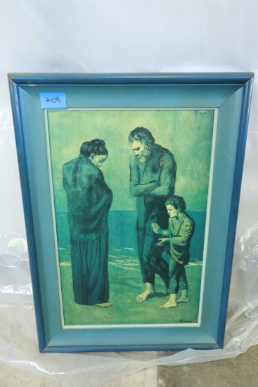 Framed Picasso Print on Board