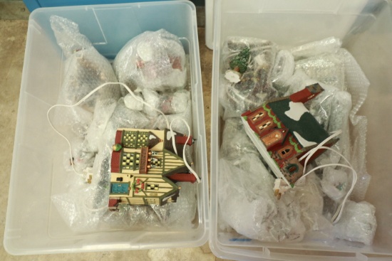 2 Boxes of Department 56 Collectibles
