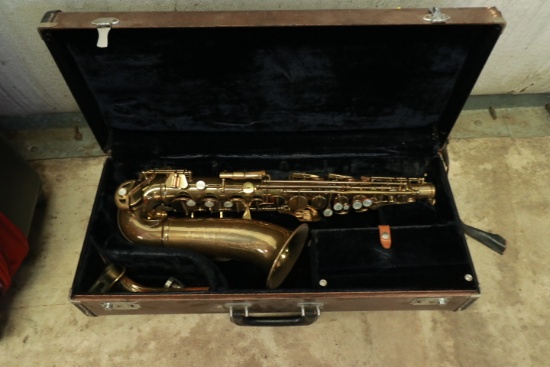 Conn Brass Saxophone in Case