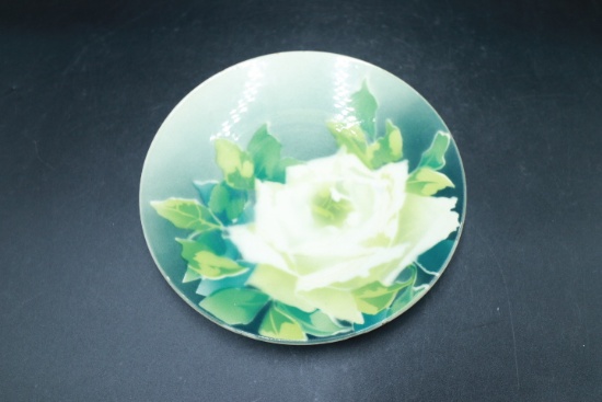 Antique French Flower Plate