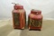 2 Asian Style Paper Mache Containers