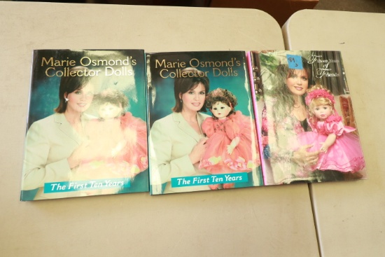 3 Marie Osmond Doll Books