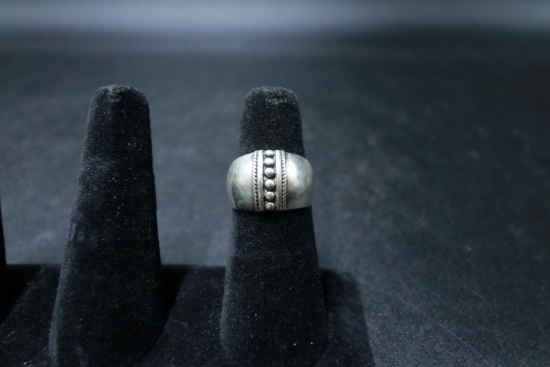 Sterling Silver Wide Band Ring