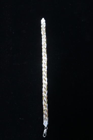 Sterling Silver Woven Bracelet