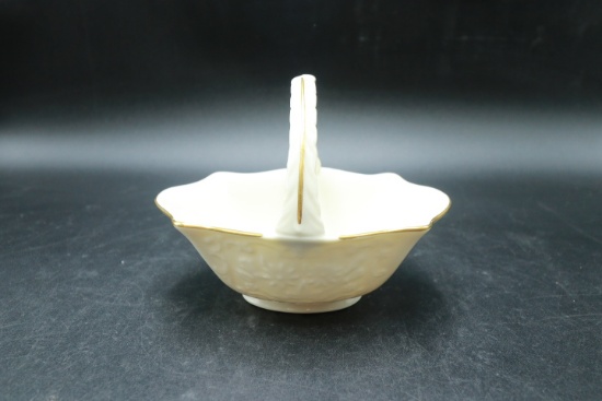 Lenox Flower Pattern Porcelain Basket