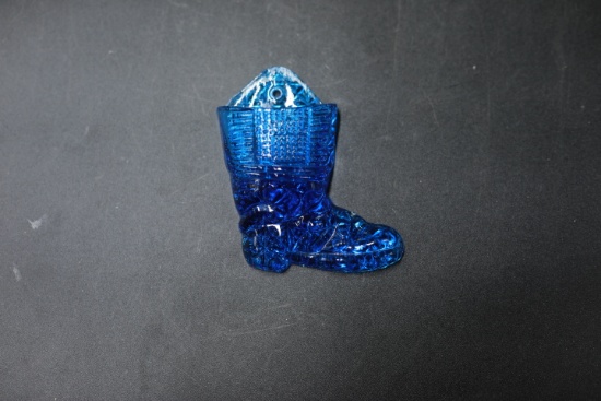 Blue Glass Wall Mount Math Holder