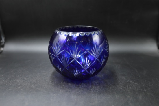 Cut to Clear Glass Bowl