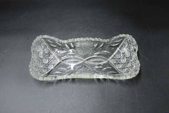 Cut Glass Tray