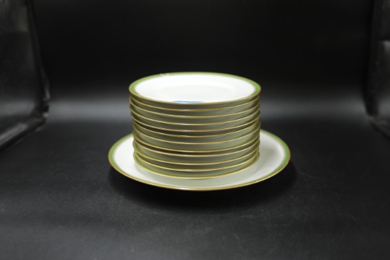 Serving Plate & 12 Plates