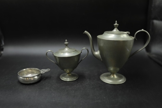 3 Pewter Pieces