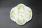 Hand Painted Divided Porcelain Tray