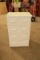 White 4 Drawer Chest