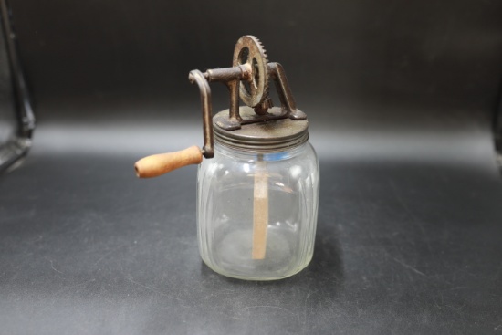 Antique 1qt Butter Churn