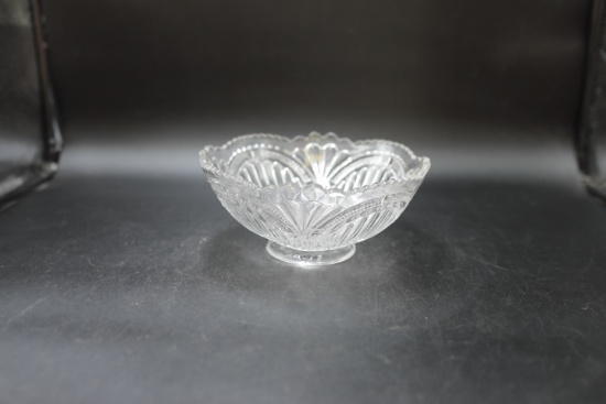 Pressed Glass Bowl